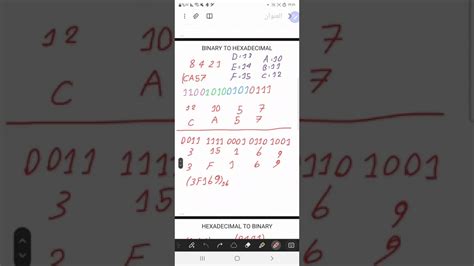 Hexadecimal To Binary Youtube