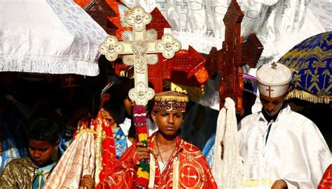 Epiphany Timket Celebration In Gondar Ethiopia