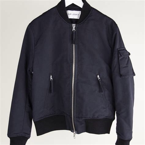 Our Legacy Bomber Jacket Black Simmer Sumally サマリー