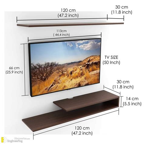 Tv Unit Dimensions And Size Guide Engineering Discoveries