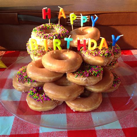 Krispy Kreme Birthday Cake Krispy Kreme Birthday Cake Birthday