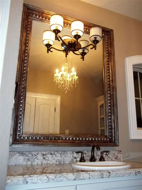 Hand Made Extra Large Dressing Mirror With Custom Made Frame Distressed Wood by More Than Murals ...