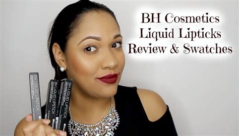 New Bh Cosmetics Liquid Lipsticks Review Swatches Youtube
