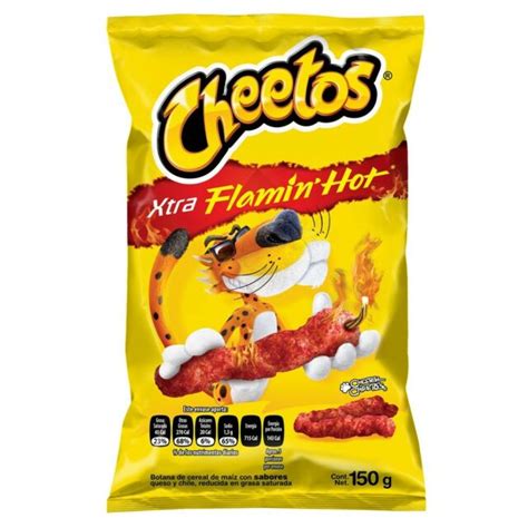 New And Sealed Cheetos Xtra Flamin Hot Botana De Cereal De Mais Queso