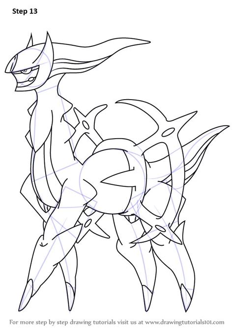 Step By Step How To Draw Arceus From Pokemon