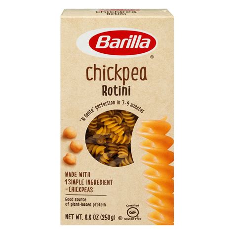 Barilla Gluten Free Chickpea Rotini Pasta 88 Oz