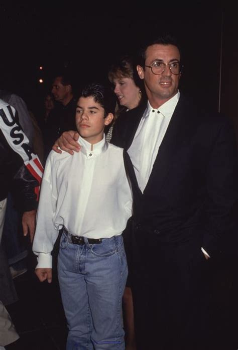 Sage And His Father Sylvester Stallone Sage Stallone Sylvester
