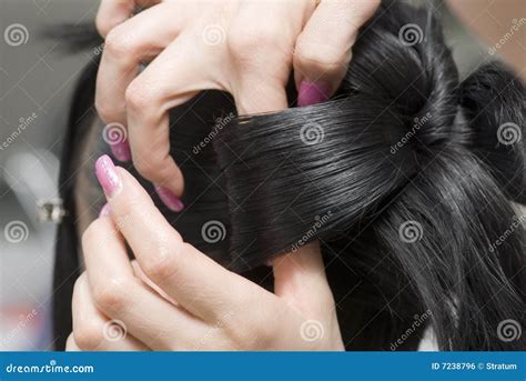 Comb One S Black Hair Stock Photo Image Of Hairdo Grooming 7238796