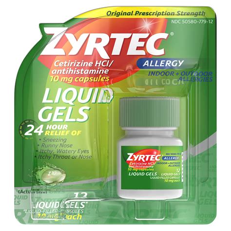 Zyrtec Zyrtec Allergy Indoor And Outdoor Original Prescription