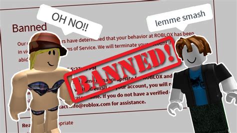 I Got Banned On Roblox For Online Dating Youtube