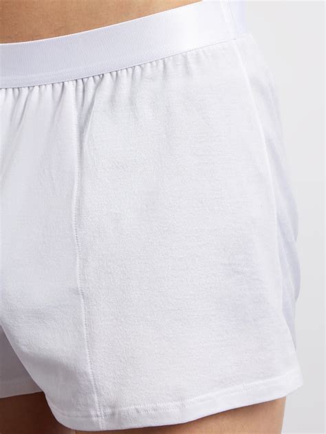 Cdlp Cotton Jersey Boxer Shorts In White For Men Lyst