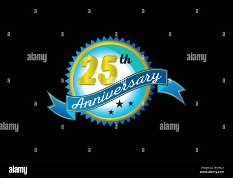 25th Logo Design Stock Vector Images Alamy