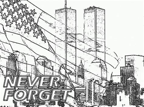 11th September World Trade Center Coloring Pages Coloring Pages