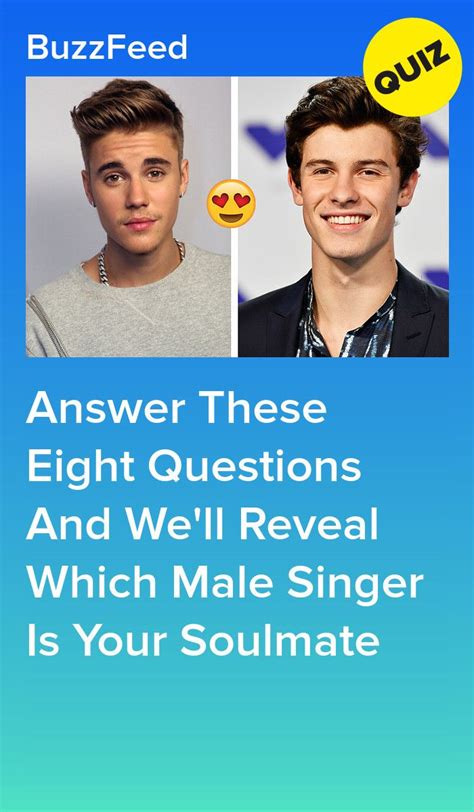 Which Male Singer Is Your Soulmate Celebrity Boyfriend Quiz