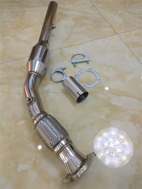 EXHAUST SPORTS CAT DOWNPIPE for bora beetle jetta A3 1.8T ...