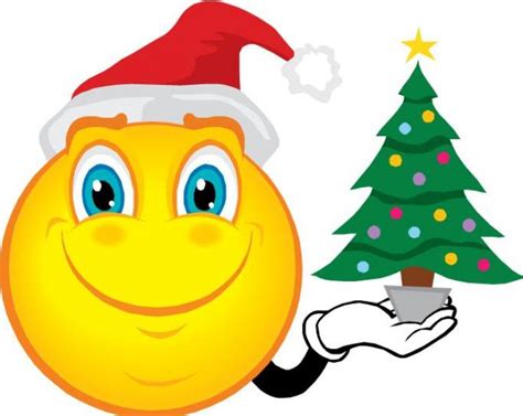 Free Holiday Smiley Face Clip Art
