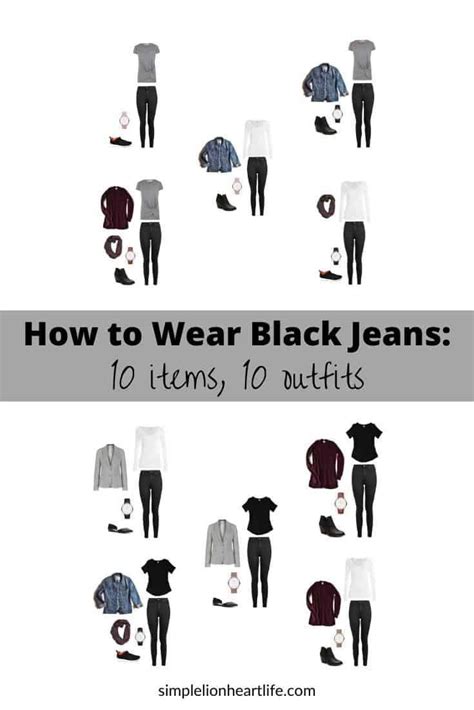How To Wear Black Jeans 10 Items 10 Outfits Wearing Black How To