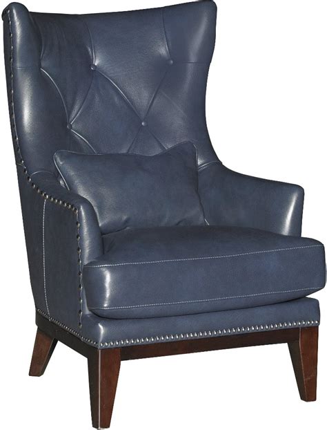 Blue Leather Wingback Chair Drop Dead Gorgeous Blue Striped Chair And