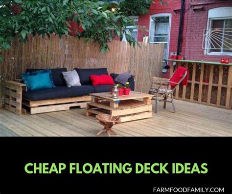 21 Easy And Inexpensive Floating Deck Ideas For Your Backyard