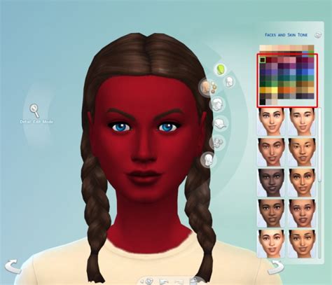 Improved 63 Custom Skin Colors At The Simsperience Sims