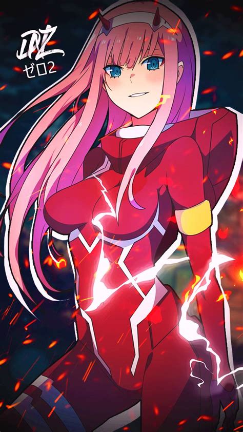 Zero Two Mobile Wallpapers Wallpaper Cave