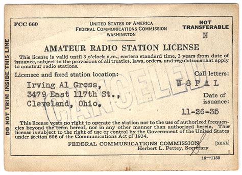 Renewing An Amateur Radio License Other