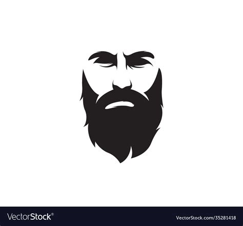 Man Beard Royalty Free Vector Image Vectorstock