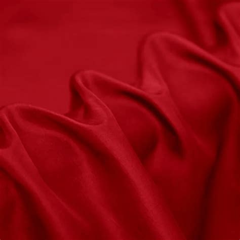 Silk Fabric 8mm 100 Mulberry Red Silk Habotai Fabric By The Yard 90
