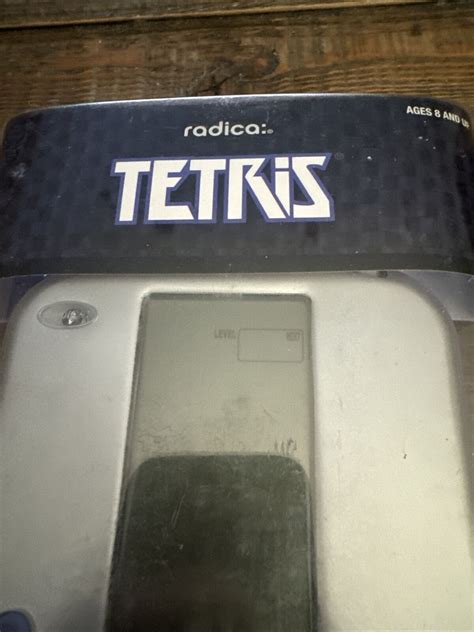 Tetris Big Screen Radica Handheld Game Mattel Lighted Screen New Sealed