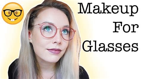 makeup for glasses ft firmoo eyeglasses review makeup tutorial ellie king youtube