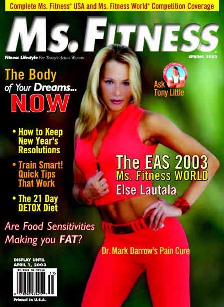 2003 Issues Of Ms Fitness Magazine