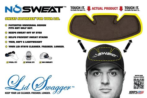 No Sweat Golf Hat Liner Sweat Absorber Prevent Stains Dripping Sweat 12 852641004356 Ebay