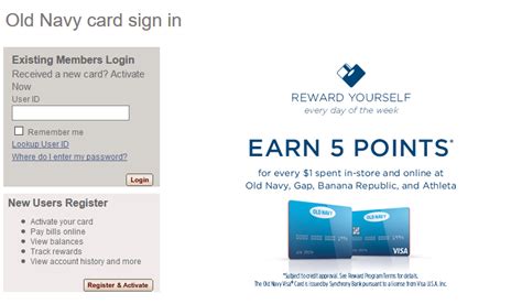 Visa® signature or old navy credit card is issued by synchrony bank. Old Navy Credit Card Login - CreditCardMenu.com