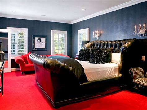Christian Audigier Ed Hardy Red And Black Leather Bedroom Red Rooms