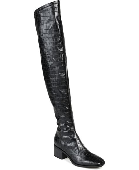 Journee Collection Womens Mariana Extra Wide Calf Over The Knee Boots