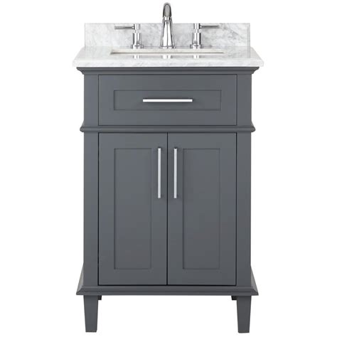 Buy 24 inch bathroom vanities online at thebathoutlet � free shipping on orders over $99 � save up to 50%! Home Decorators Collection Sonoma 24 in. W x 20.25 in. D ...