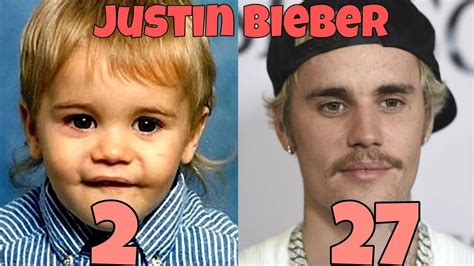 justin bieber transformation 1 to 28 years old 2023 youtube