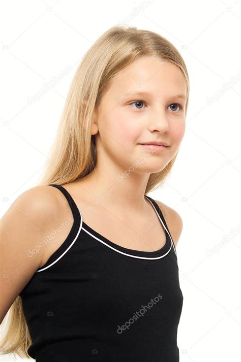 Happy Ten Year Old Girl Stock Photo By ©iconogenic 86339032