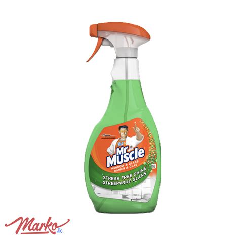 Removes tough grease & grime. Mr Muscle Window And Glass Cleaner 500Ml - Marko