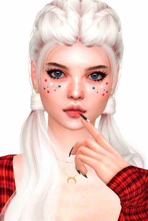 Eyeshadow 4th Of July By Jennifer Jennisims The Sims 4 Download