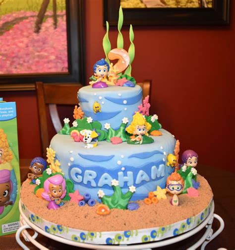You will also see some pics of my baby shower cake which i. Bubble Guppies For Graham's 2Nd Birthday! - CakeCentral.com