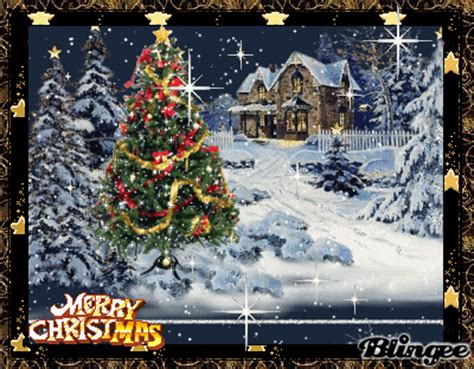 Immagine Merry Christmas Tree Glitter Blingee Com