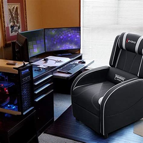 devoko massage gaming recliner chair pu leather home theater seating single modern living room