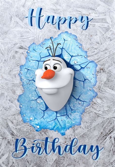Free Printable Frozen Birthday Cards Printable Templates