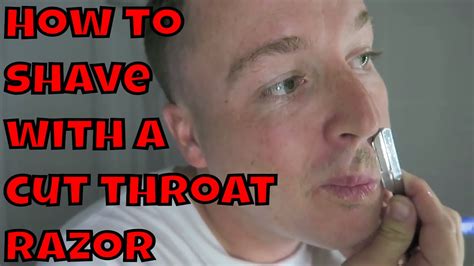 How To Use A Cut Throat Razor Youtube