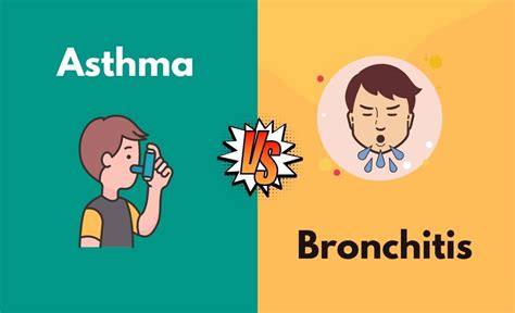 Asthma Vs Bronchitis Whats The Difference In Tabular Form Points