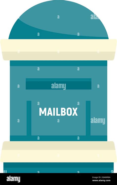 Office Mailbox Icon Flat Illustration Of Office Mailbox Vector Icon