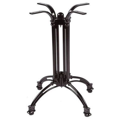 The minimalist base of the burien extends the legs out to the corners and adds another dimension to your table thickness. Buttress Decorative Cast Aluminum Base | Metal table legs ...