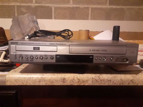 Sanyo Dvw Dvd Vcr Combo Unit Vhs Player Recorder No Remote Tested