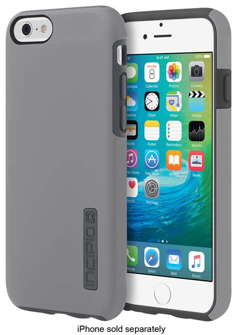 Incipio Dualpro Case For Apple Iphone 6 And Iphone 6s Graycharcoal